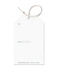 Gift Tags | Bright Mahogany Filigree