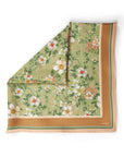 Silk Cotton Scarf | Medium | Anemone Ceylon Green