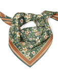 Silk Cotton Scarf | Medium | Anemone Lake Blue