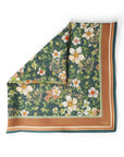 Silk Cotton Scarf | Medium | Anemone Lake Blue