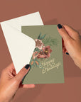 Holiday | Mossy Hellebore | Greeting Card