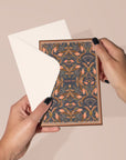 Thank You | Sea Peach Filigree | Greeting Card
