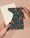 Birthday | Red Blooms | Greeting Card