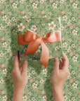 Gift Wrap | Anemone in Ceylon Green