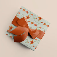 Gift Wrap | Rambling Blooms in Sea Foam
