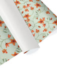 Gift Wrap | Rambling Blooms in Sea Foam