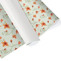 Gift Wrap | Rambling Blooms in Sea Foam