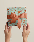 Gift Wrap | Rambling Blooms in Sea Foam