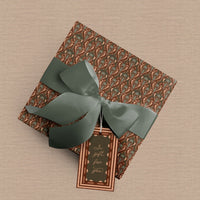 Gift Wrap | Pheasant Filigree | Rust