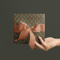 Gift Wrap | Pheasant Filigree | Azure