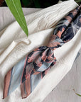 Silk Cotton Scarf | Medium | Moonstone