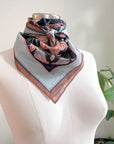 Silk Cotton Scarf | Medium | Moonstone