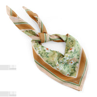 Silk Cotton Scarf | Medium | Anemone Ceylon Green