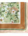 Silk Cotton Scarf | Medium | Anemone Ceylon Green