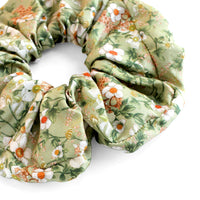 Silk Scrunchie | Ceylon Green Anemone