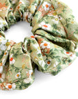 Silk Scrunchie | Ceylon Green Anemone