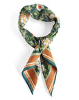Silk Cotton Scarf | Medium | Anemone Lake Blue
