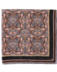 Silk Cotton Scarf | Large | Dusted Lavender Filigree
