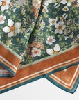 Silk Cotton Scarf | Medium | Anemone Lake Blue