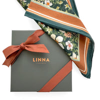 Silk Cotton Scarf | Medium | Anemone Lake Blue