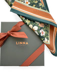 Silk Cotton Scarf | Medium | Anemone Lake Blue