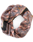 Silk Cotton Scarf | Large | Dusted Lavender Filigree