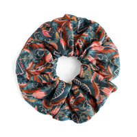 Silk Scrunchie | Blue Rose
