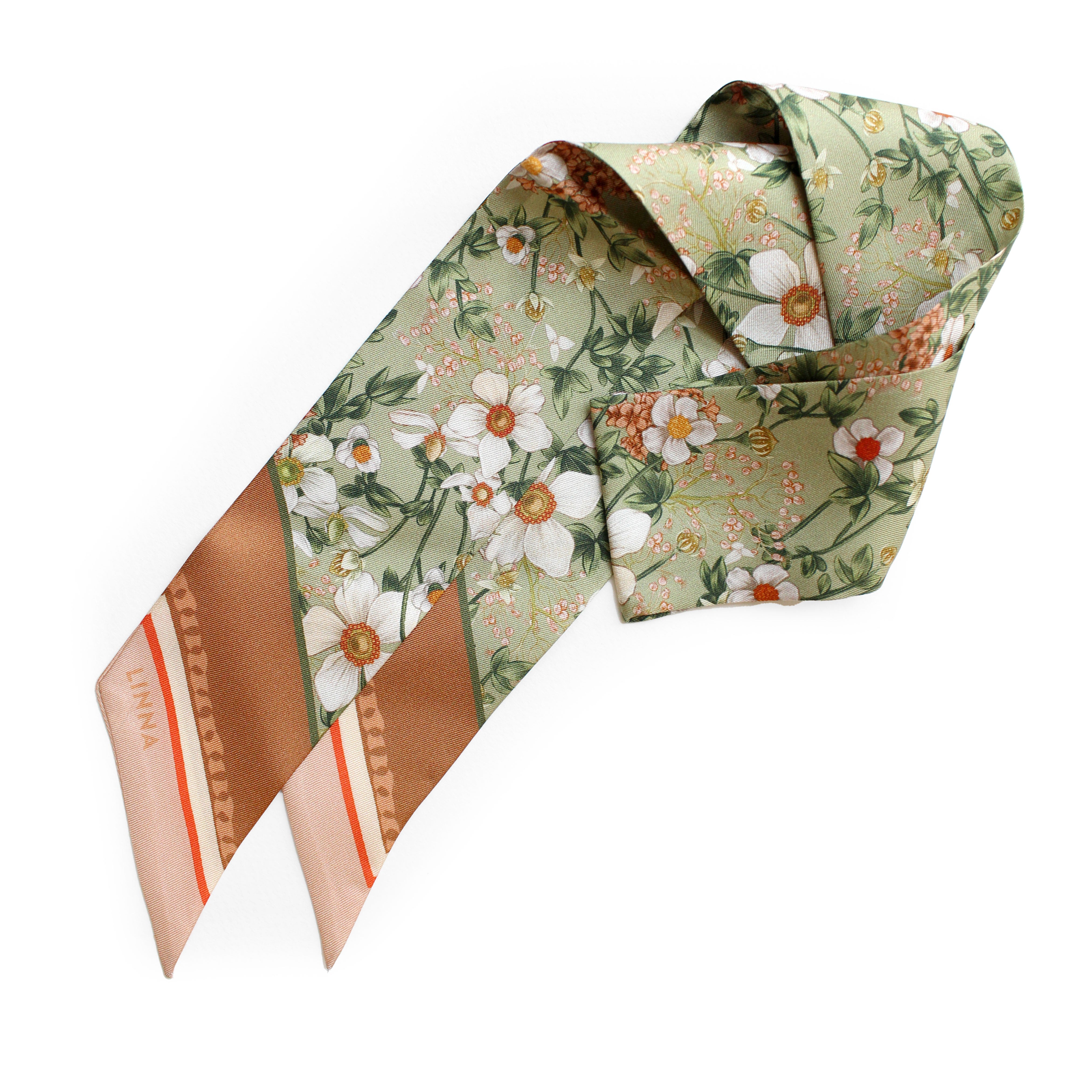 Silk Twill | Twilly Scarf | Ceylon Anemone – L I N N A