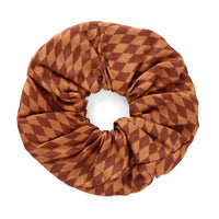 Silk Scrunchie | Lily Tree Rust Diamond