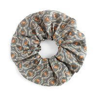 Silk Scrunchie | Apricot Filigree