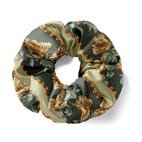 Silk Scrunchie | Orchard Bordure | Azure