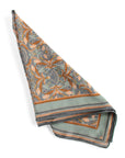 Silk Cotton Scarf | Medium | Apricot Filigree