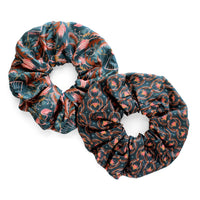 Silk Scrunchie | Blue Rose