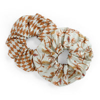 Silk Scrunchie | Lily Tree Flax Diamond