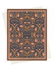 Thank You | Sea Peach Filigree | Greeting Card
