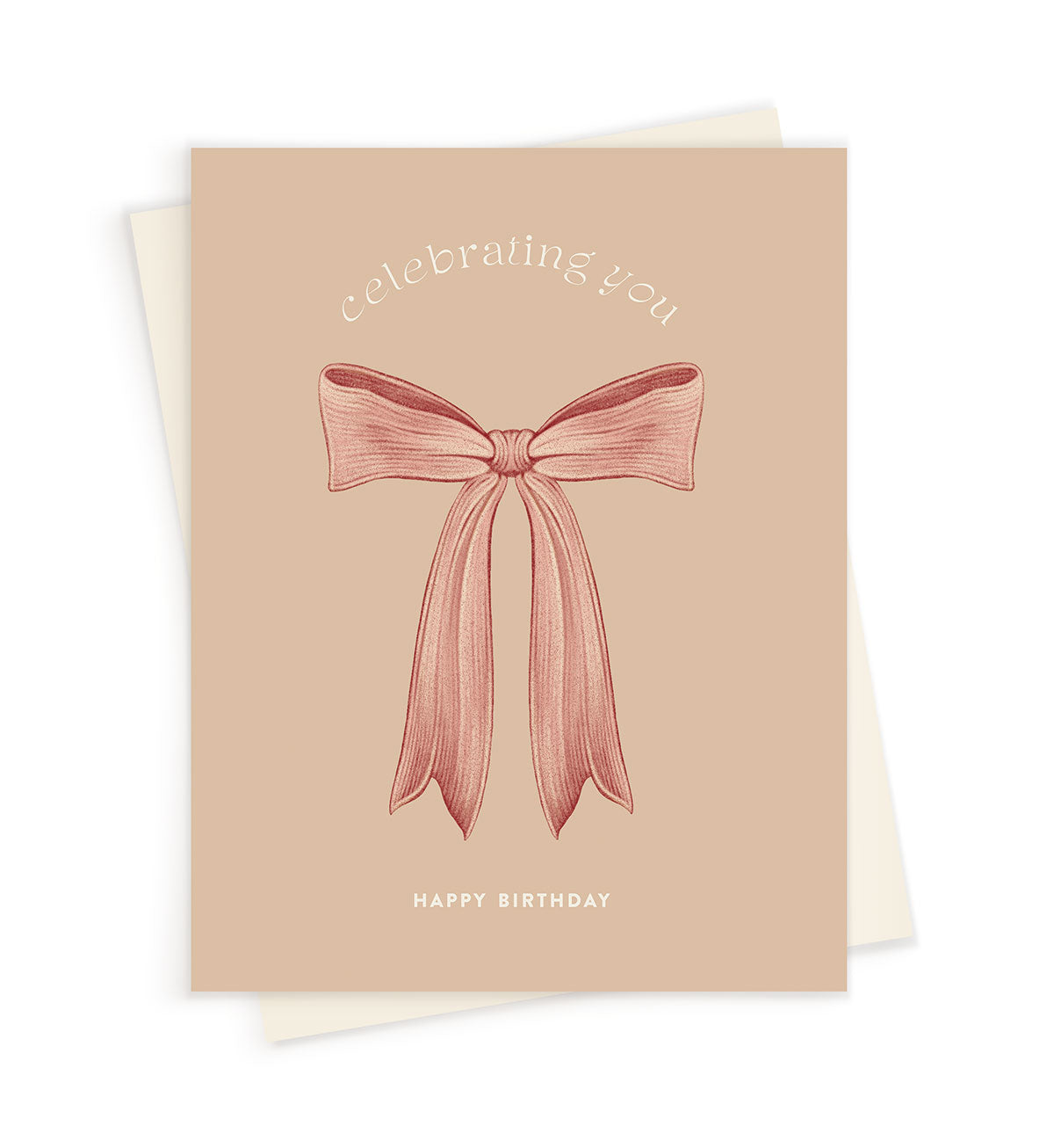 Happy Birthday | Pink Bow | Greeting Card