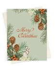 Holiday | Holly & Hare Merry Christmas| Greeting Card