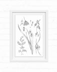 Two Rock Floral Art Print