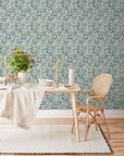 Secret Garden Wallpaper (Robin Egg) x Hygge & West