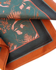 Silk Cotton Scarf | Small | Viridian