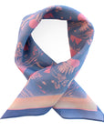 Silk Cotton Scarf | Small | Periwinkle