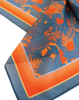 Silk Cotton Scarf | Small | Indigo