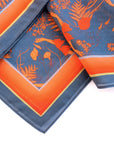 Silk Cotton Scarf | Small | Indigo