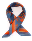 Silk Cotton Scarf | Small | Indigo