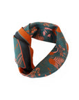Silk Cotton Scarf | Small | Viridian