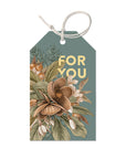 Hellebore Floral Gift Tags | Midnight