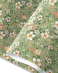 Gift Wrap - Anemone Floral in Ceylon Green