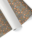 Floral Filigree Gift Wrap : Apricot