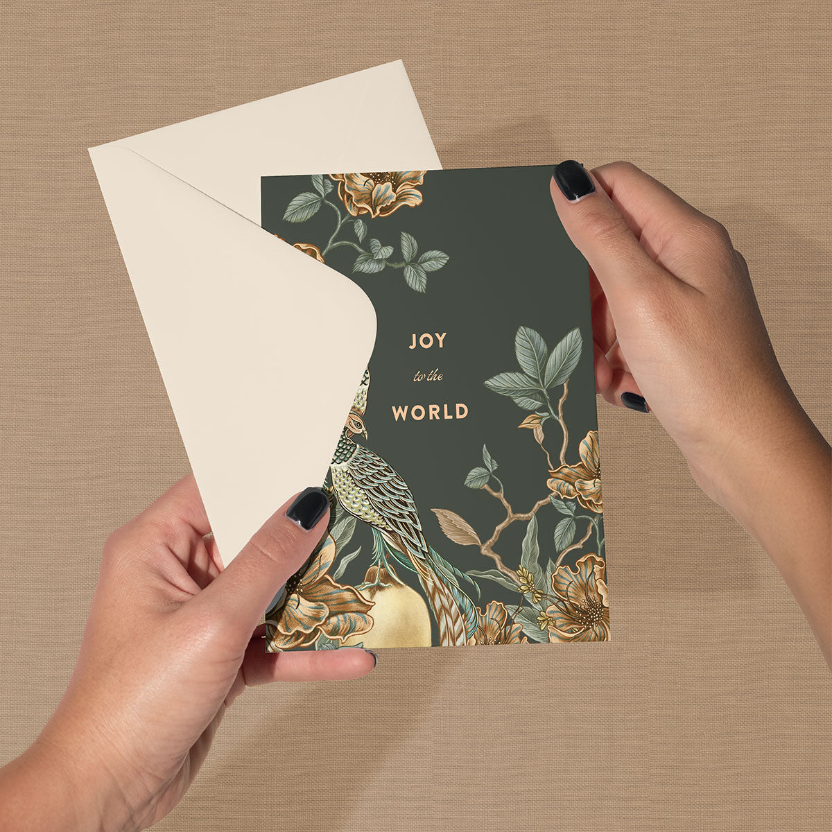 Holiday | The Winter Orchard Azure | Greeting Card