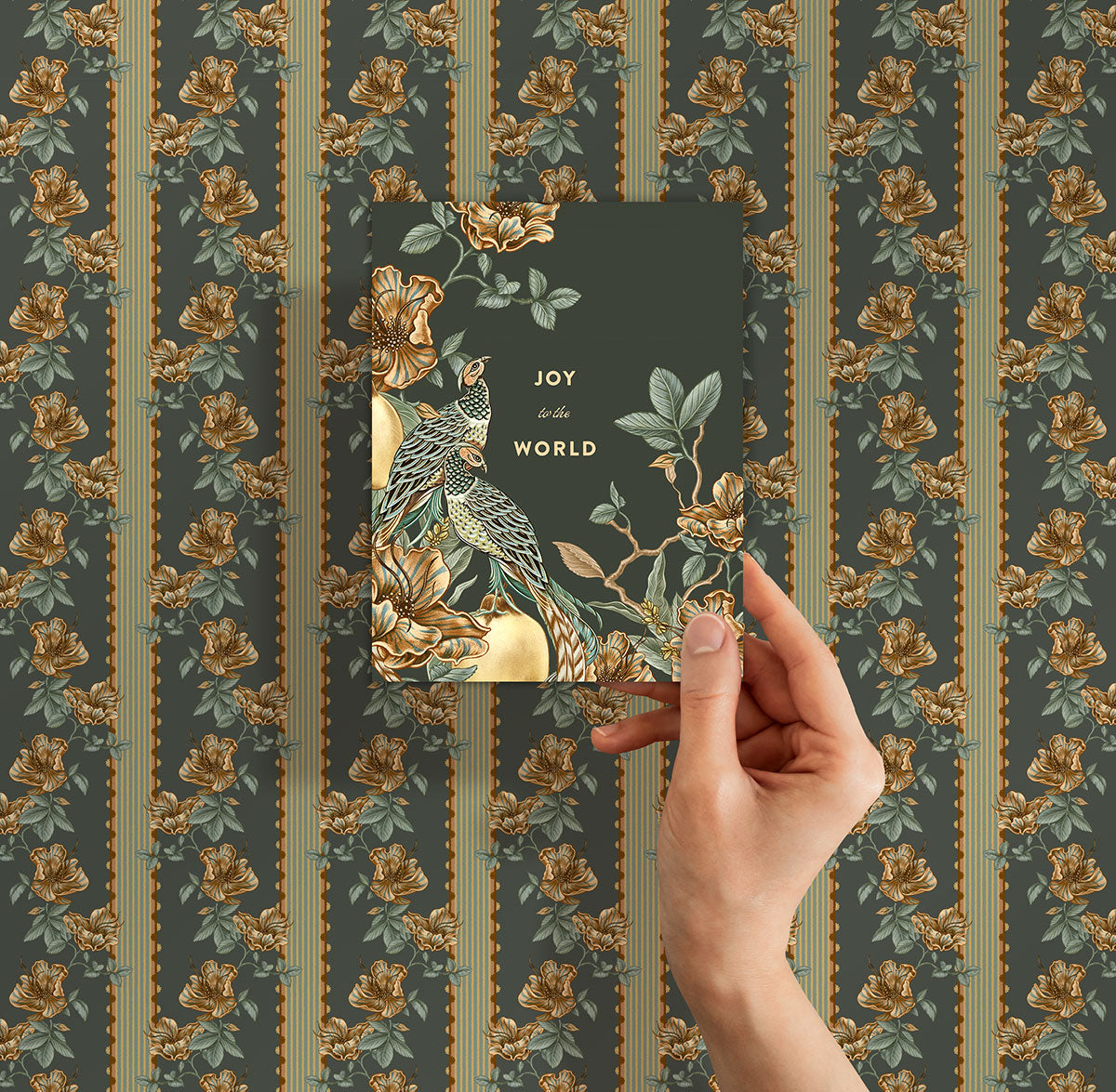 Holiday | The Winter Orchard Azure | Greeting Card